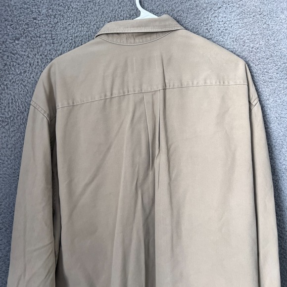 Tyndale Shirt Men 2XL Beige ARC Rated Flame Resistant Button Up Utility Work USA - Picture 10 of 11